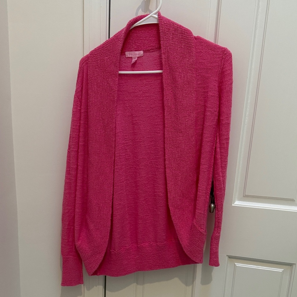 Lilly Pulitzer Vibrant Pink Cardigan